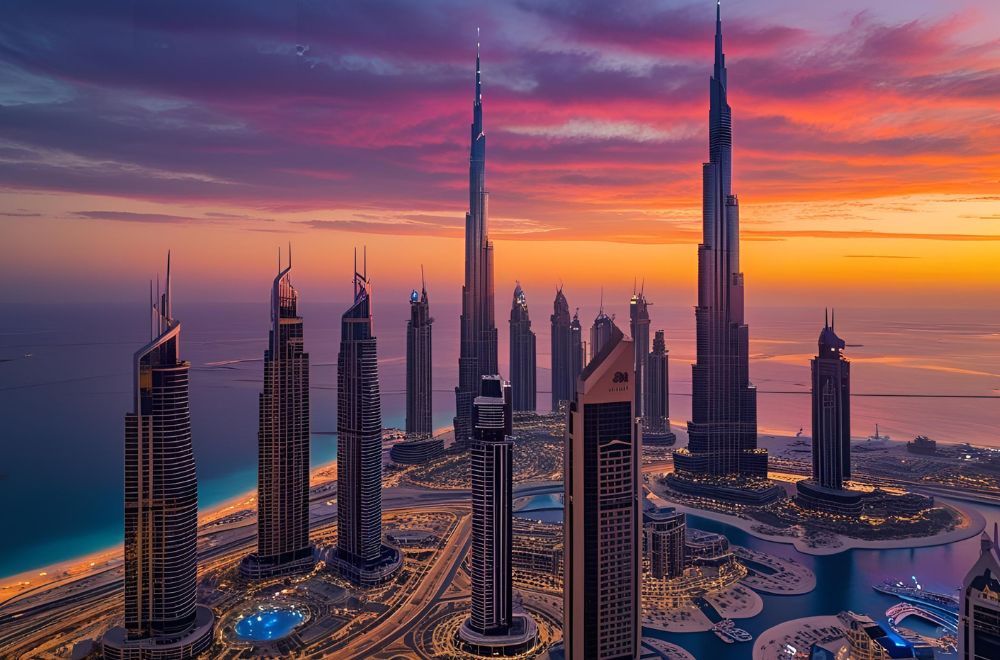 Aerial View Of Dubai