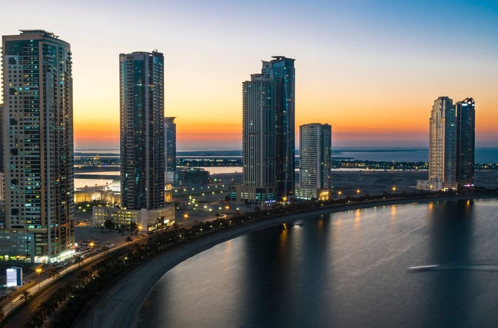 Aerial View Of UAE
