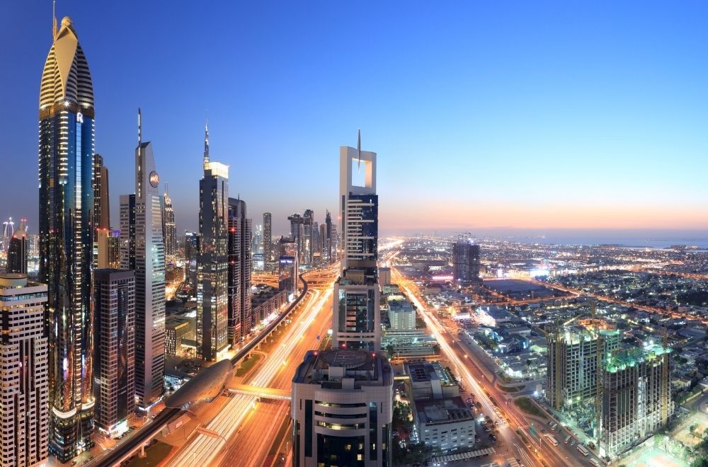 Aerial View Of UAE