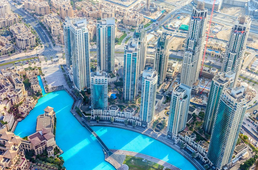 Aerial View Of Dubai