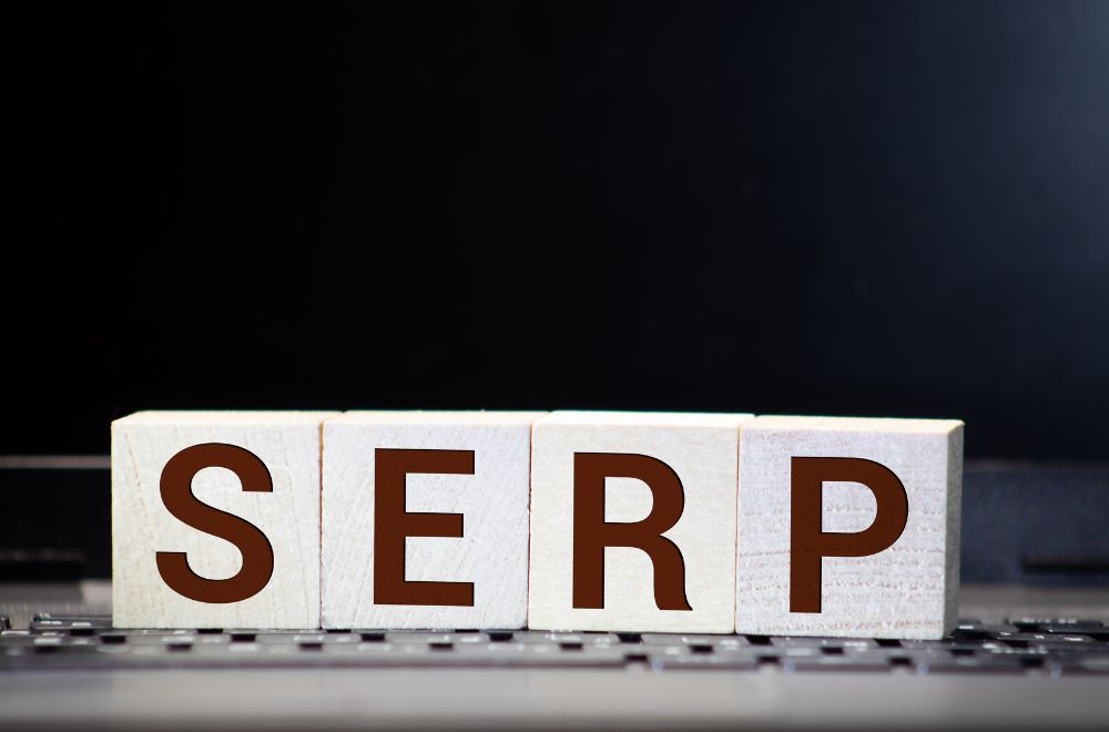 SERP Written On Blocks