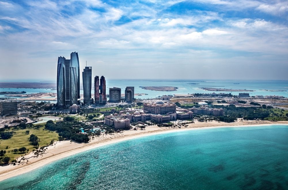 UAE Buildings And Oceanscape