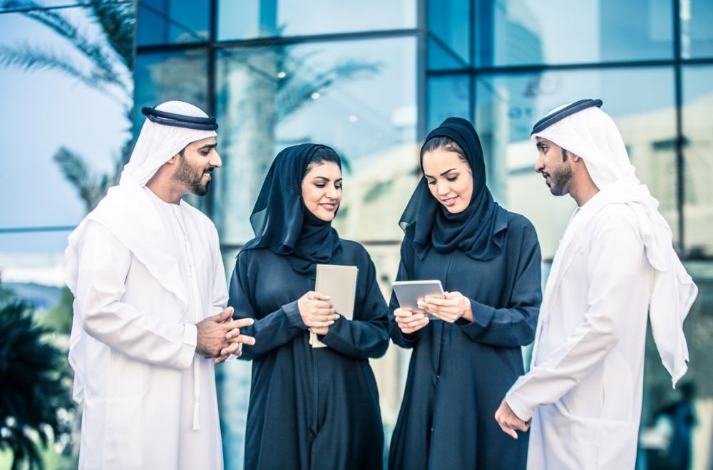 Women And Men In UAE