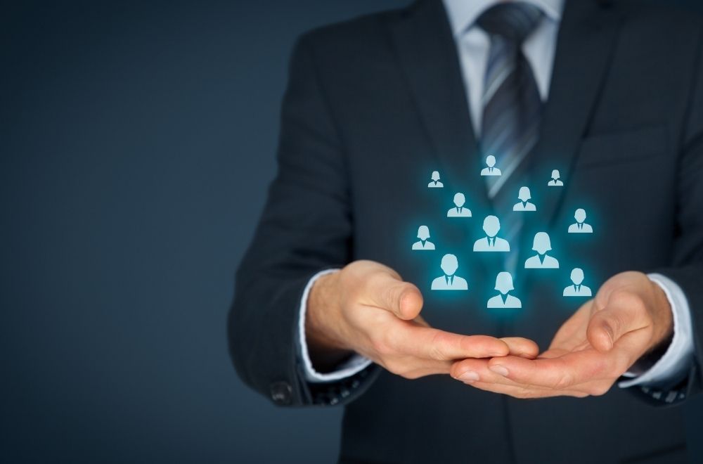 Businessman And Employee Diagram