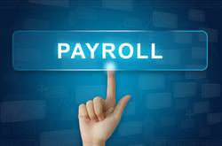 Payroll Sign And Hand