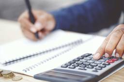 Stock Photo Tax Completion Manually