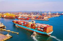 Aerial View Of Maritime Ship