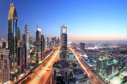 UAE Buildings At Night