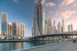 Dubai Buildings And River