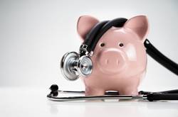 Piggy Bank And Stethsascope