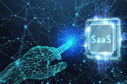 SaaS Diagram With Hand