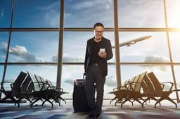 Businessman At Airport