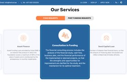 Screenshot Of The Fund Dubai Website