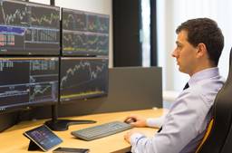 Man Working In Trading Company