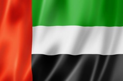 UAE Flag In Wind
