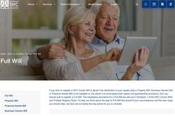 Screenshot Of Will And Probate Registry E-Portal From DIFC Website