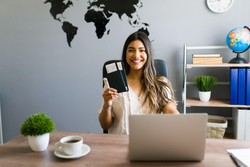 Stock Photo Of Employee In A Dubai Free Zone