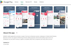Screenshot Of The MOHRE App