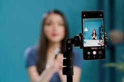 Woman Creating Content