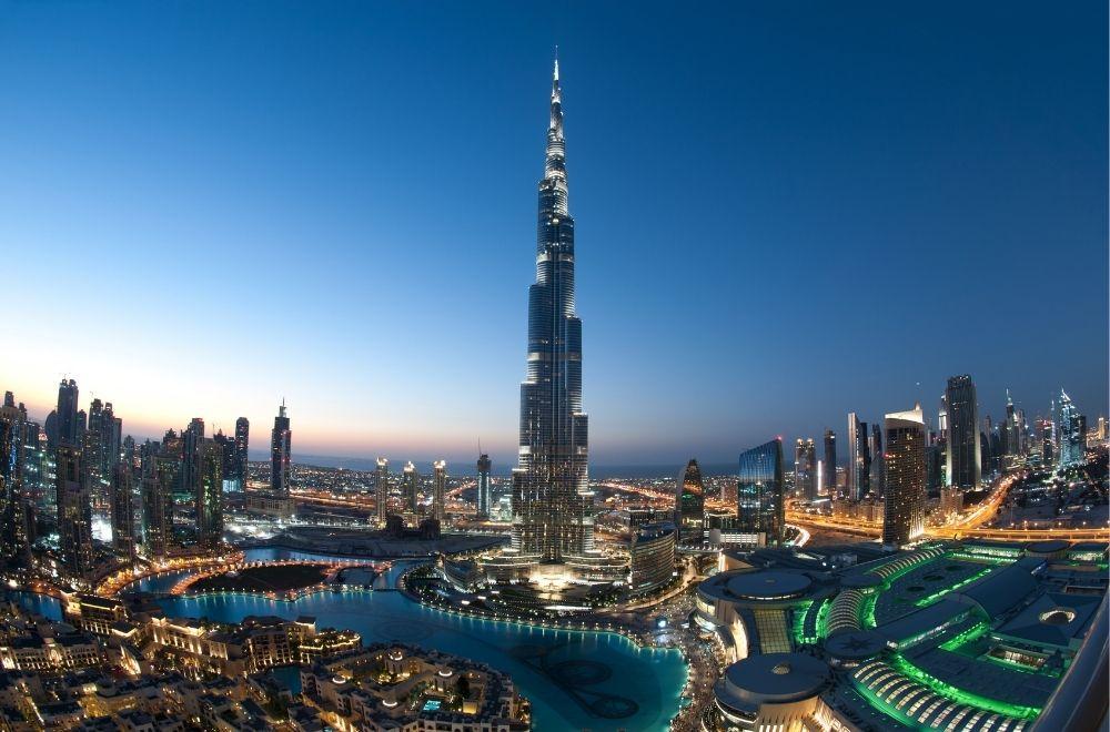 Aerial View Of Dubai