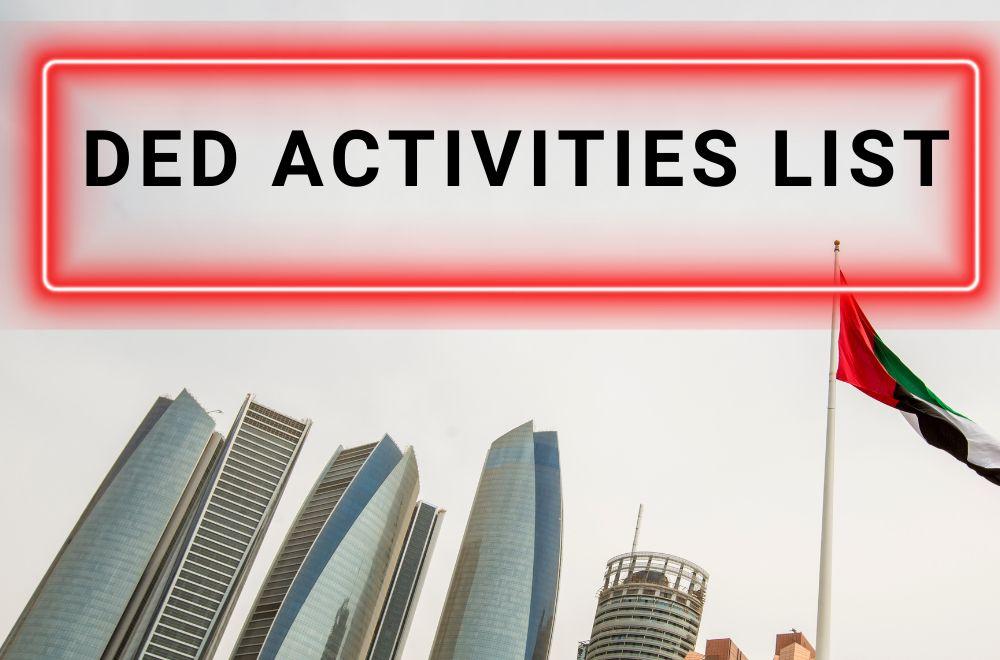The DED Activities List